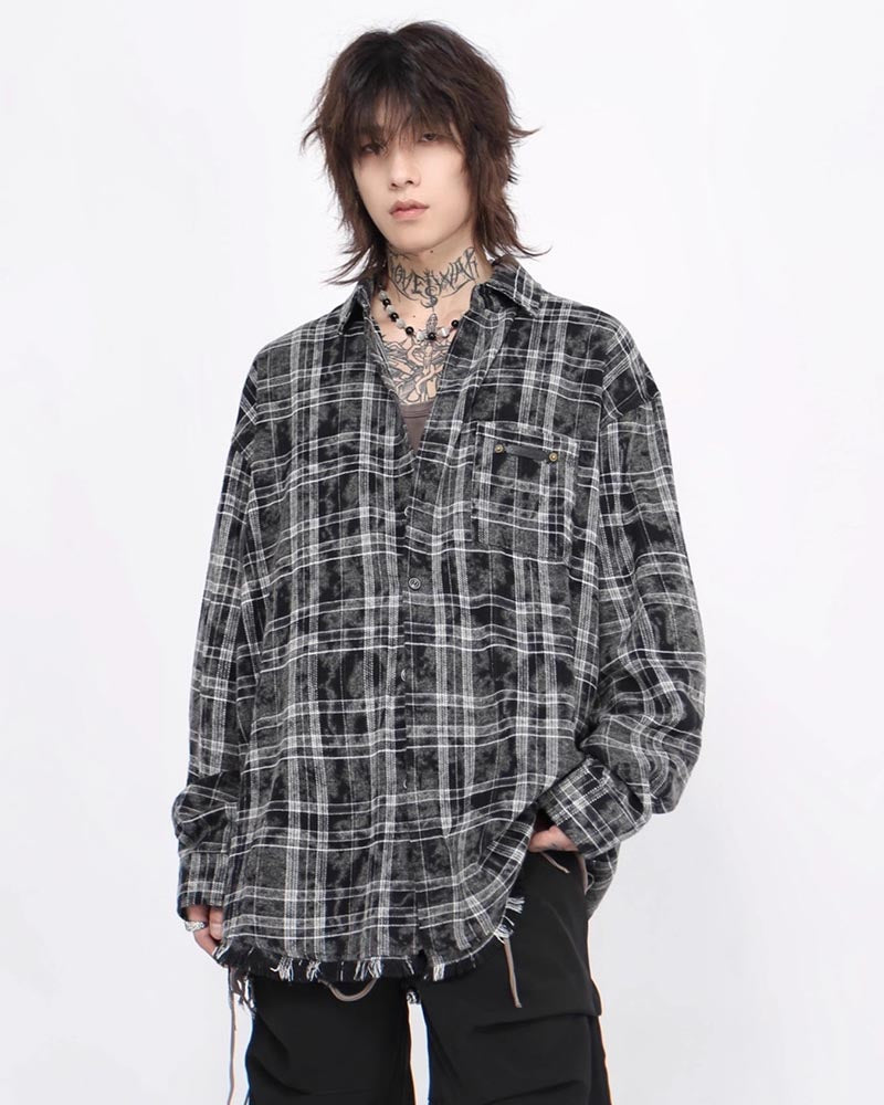 【Jeunife】チェックシャツ