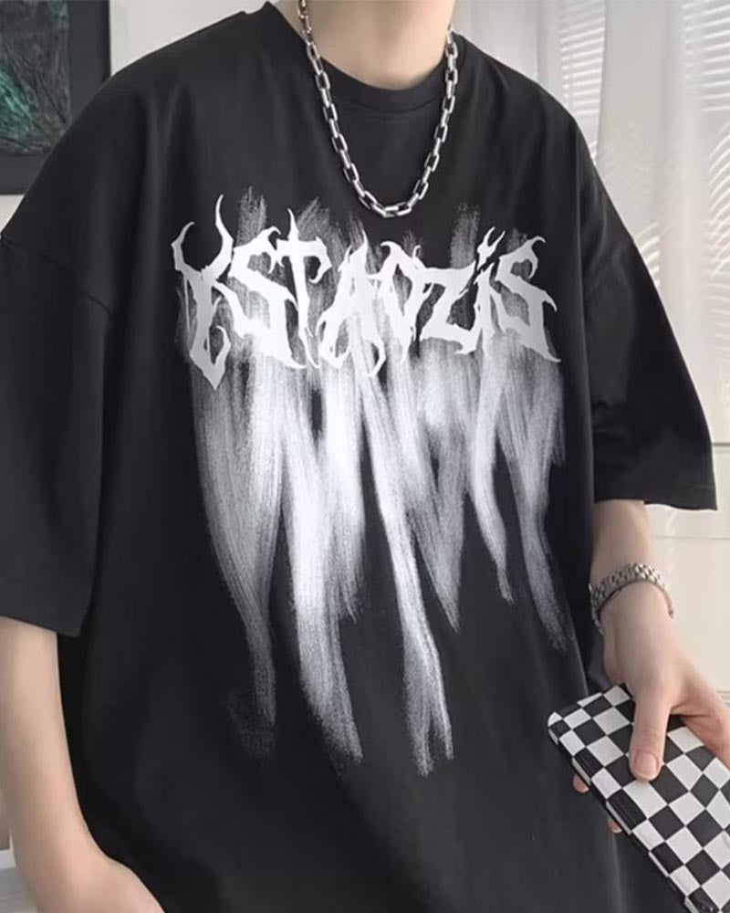 【Jeunife】 ロゴモチーフ半袖Tシャツ