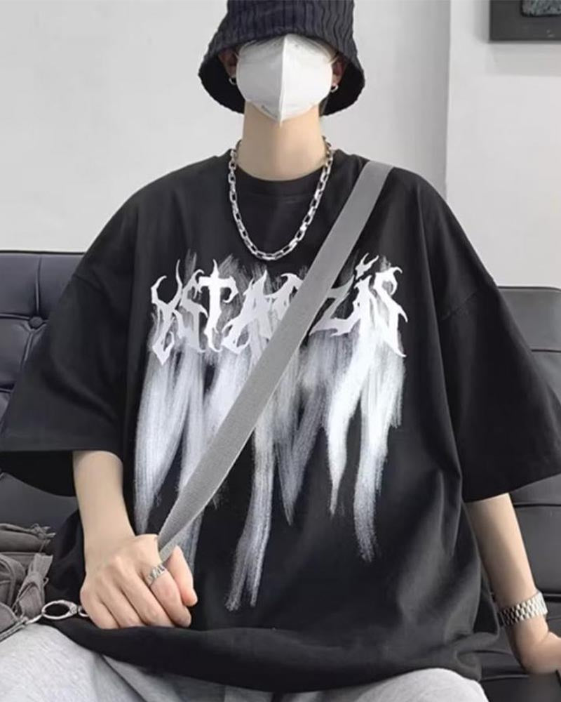 【Jeunife】 ロゴモチーフ半袖Tシャツ
