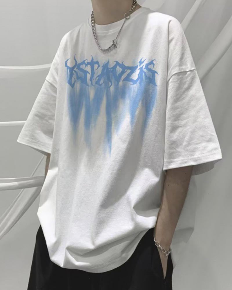 【Jeunife】 ロゴモチーフ半袖Tシャツ