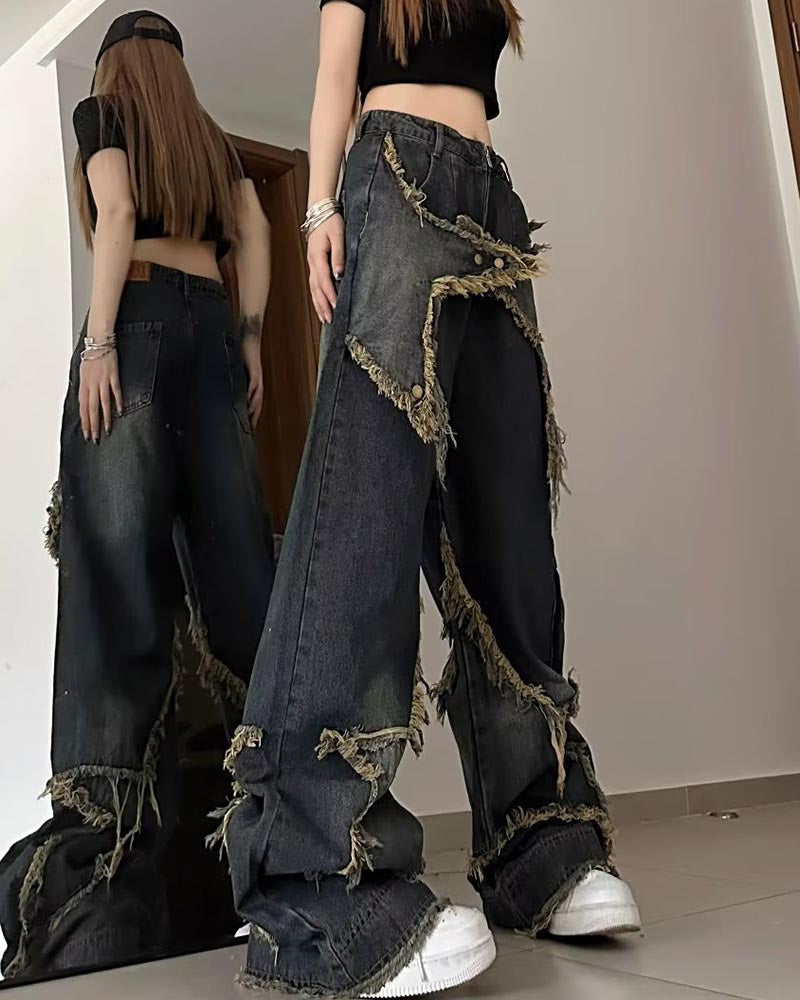 【Jeunife】 デニムパンツ